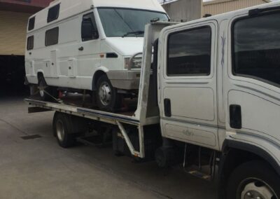 Towing a big van in Northern suburbs of Melbourne