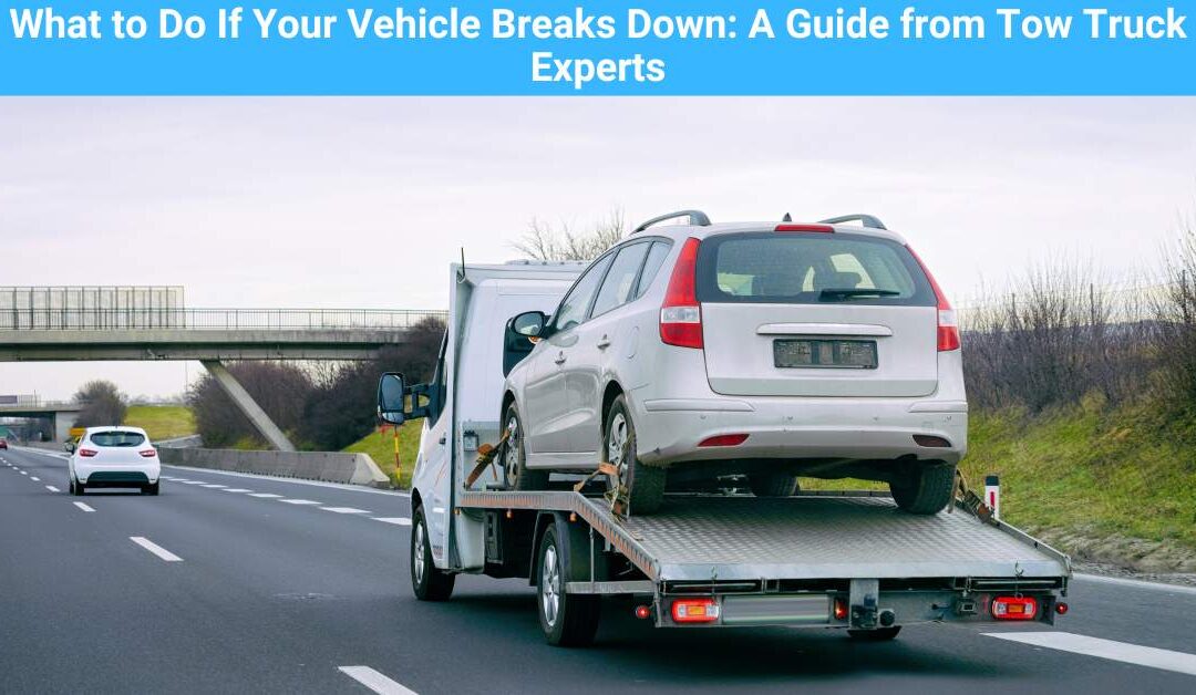 What to Do If Your Vehicle Breaks Down: A Guide from Tow Truck Experts